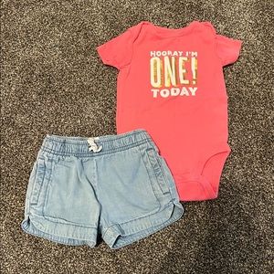 Carter’s 1st Birthday Outfit